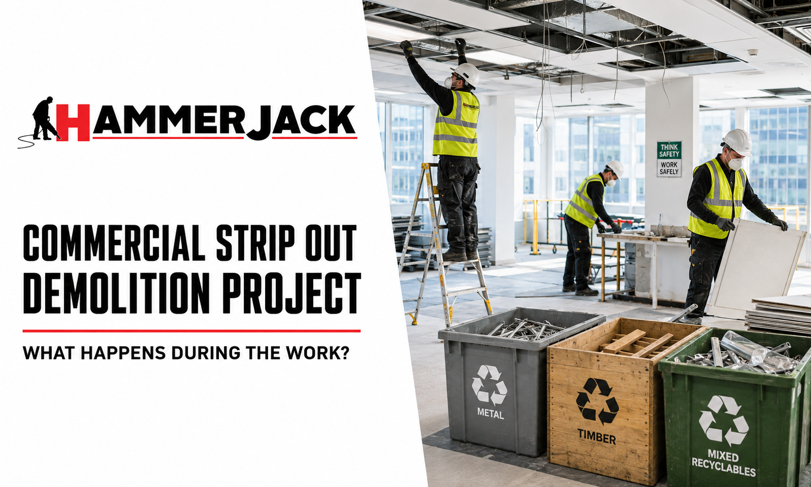 Commercial strip out demolition project
