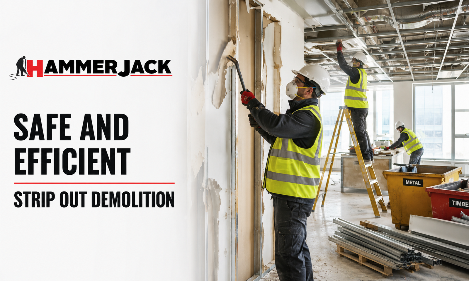 Safe and efficient strip out demolition