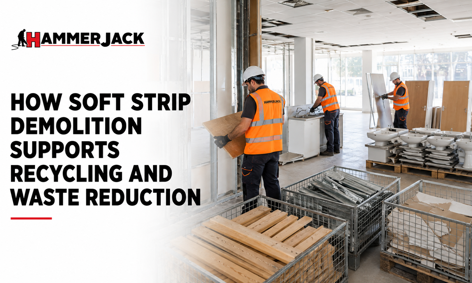 Soft strip demolition supports recycling and waste reduction
