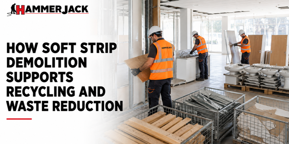 Soft strip demolition supports recycling and waste reduction