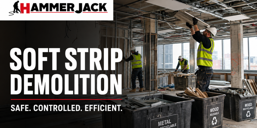 Soft strip demolition
